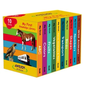 AWEJOY My First Knowledge Library - 10 Board Books