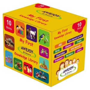 AWEJOY My First Knowledge Library - 10 Board Books for Kids Ages 1-5 AWEJOY My First Knowledge Library - 10 Board Books