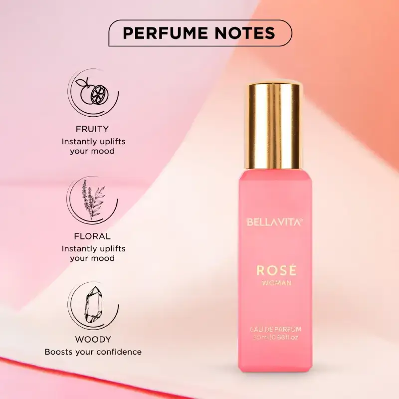Bella Vita Organic Rose Woman EDP - 20ml Long-Lasting Fragrance Bella Vita Organic Rose Woman EDP