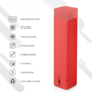 Colorful Square Fridge Water Bottles