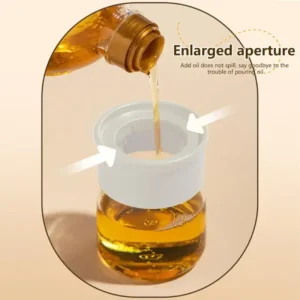 Glass Oil Dispenser Bottle with Silicone Basting Brush