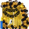 40-Piece Happy Birthday Decoration Kit with Banner and Balloons Happy Birthday Decoration Kit