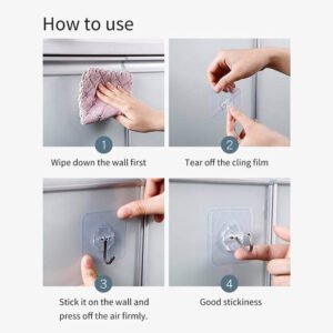 Heavy Duty Adhesive Wall Hooks