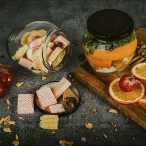 Matka Shape Glass Jars with Airtight Metal Lid - 350ml, Set of 12 Matka Shape Glass Jars