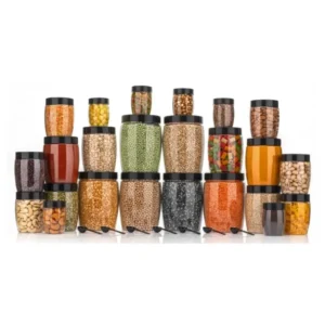 Modular Kitchen Storage Containers with Spoons