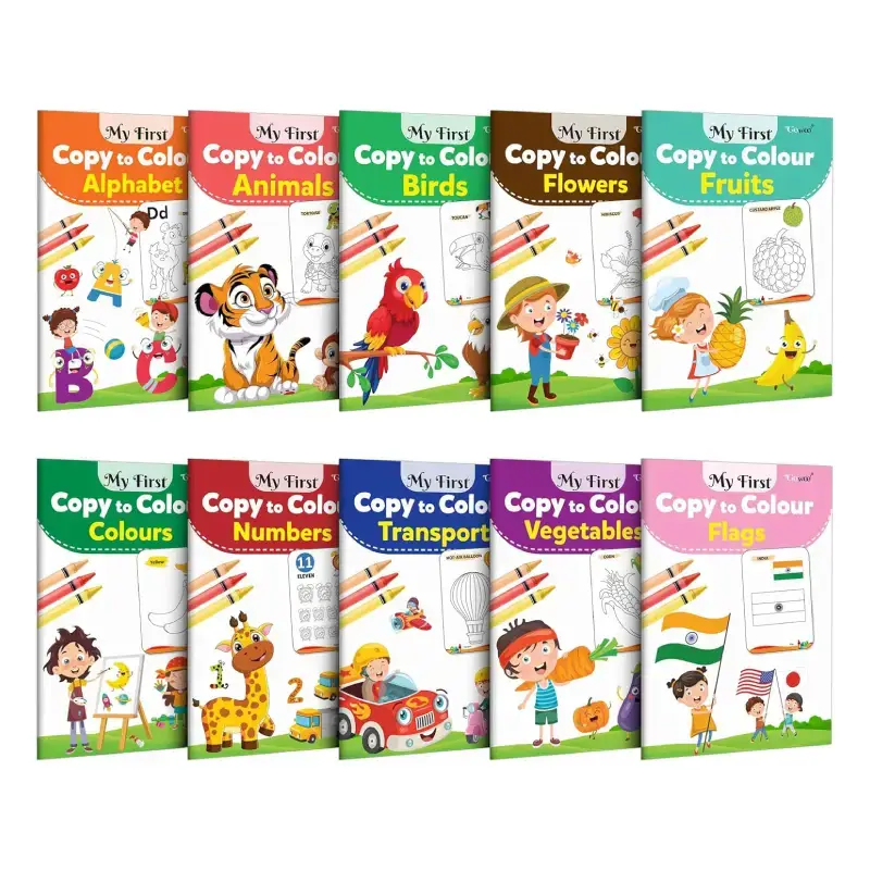 My First Colouring Combo - 10 Kids’ Colouring Books, Ages 3-12 My First Colouring Combo Colouring Books