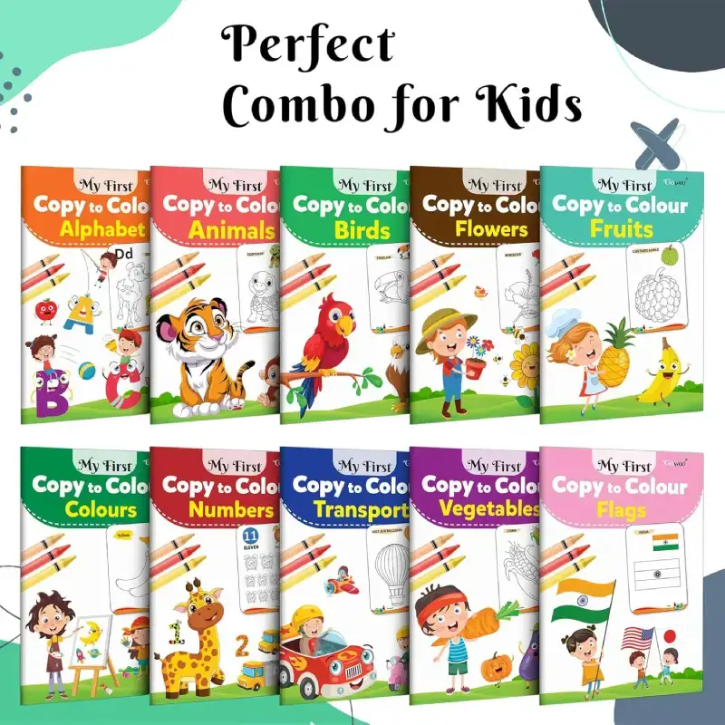 My First Colouring Combo - 10 Kids’ Colouring Books, Ages 3-12 My First Colouring Combo Colouring Books