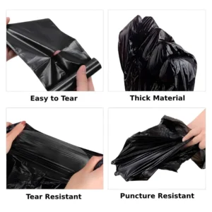 Premium Biodegradable Garbage Bags 19 x 21 Inches - 120 Bags (4 Rolls) Premium Biodegradable Garbage Bags