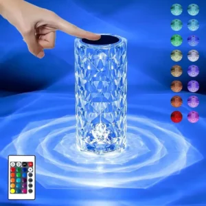Rose Crystal LED Table Lamp