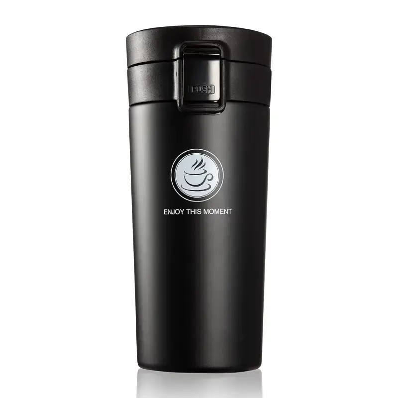 380ml Stainless Steel Insulated Coffee Travel Mug with Leakproof Lid Stainless Steel Insulated Coffee Travel Mug