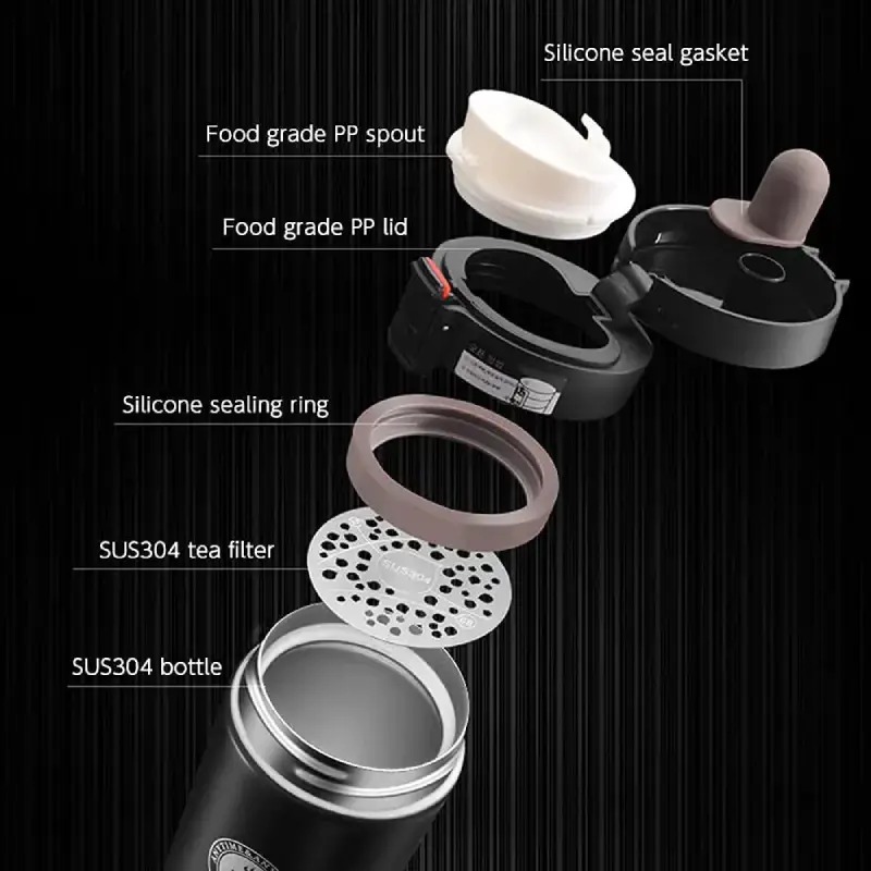 380ml Stainless Steel Insulated Coffee Travel Mug with Leakproof Lid Stainless Steel Insulated Coffee Travel Mug