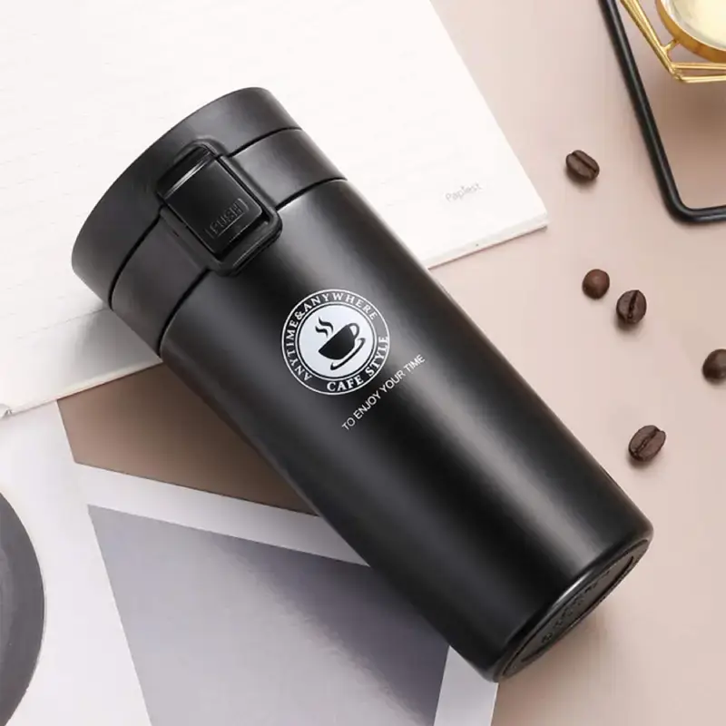 380ml Stainless Steel Insulated Coffee Travel Mug with Leakproof Lid Stainless Steel Insulated Coffee Travel Mug