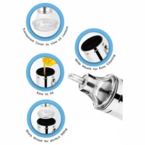 Stainless Steel Oil Dispenser Bottle