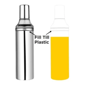 Stainless Steel Oil Dispenser Bottles - 1000ml, Set of 2 Stainless Steel Oil Dispenser Bottle