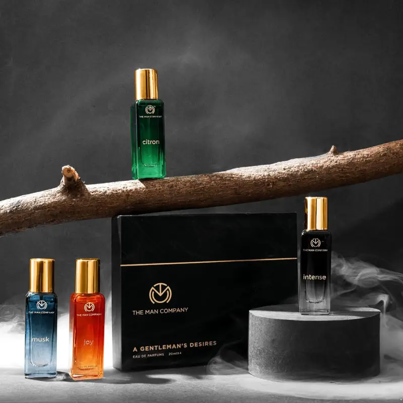 The Man Company Perfume Gift Set for Men - 4x20ml Long-Lasting EDP The Man Company Perfume Gift Set