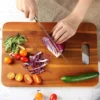 Acacia Wood Chopping Board with Handle - Lightweight Kitchen Cutting Board Wood Chopping Board with Handle