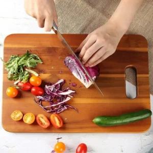 Wood Chopping Board with Handle