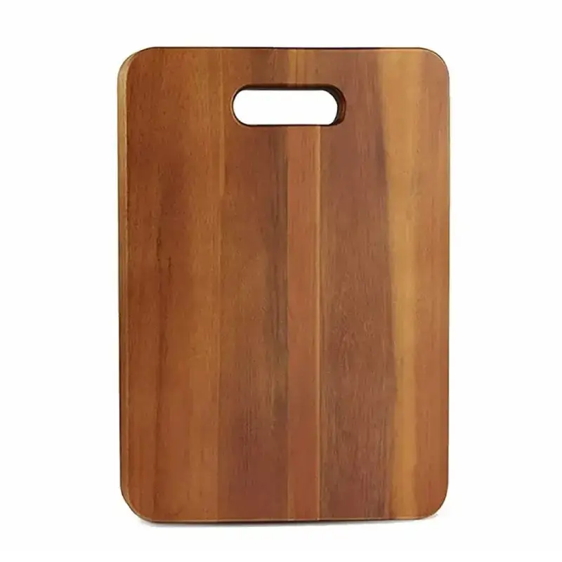 Acacia Wood Chopping Board with Handle - Lightweight Kitchen Cutting Board Wood Chopping Board with Handle