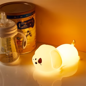 Shoppy puppy night light patting mode