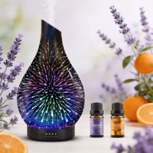 Shoppy glass ultrasonic essential oil diffuser