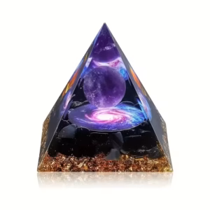 Shoppy obsidian pyramid ornament