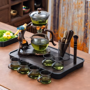 shoppy magpie lazy kung fu tea set