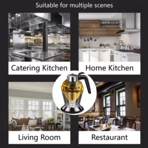 Shoppy glass honey dispenser no-drip