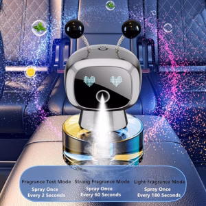 Shoppy smart car air freshener robot