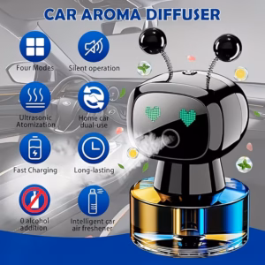 Shoppy smart car air freshener robot