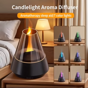 Shoppy simulated flame aroma diffuser