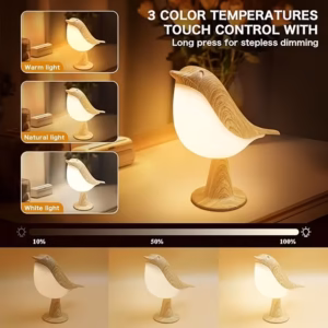 Shoppy touch bird table lamp