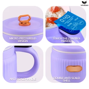 Shoppy multifunctional mini electric cooking pot