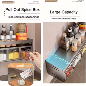 Shoppy pull out spice rack 5 tier