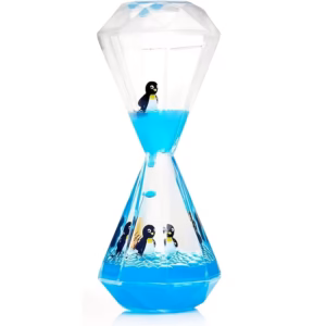Shoppy liquid motion timer diamond hourglass