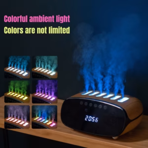 Shoppy speaker humidifier with alarm clock