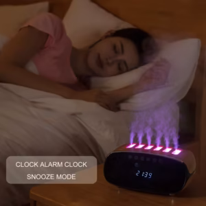Shoppy speaker humidifier with alarm clock
