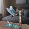 Shoppy Lian Tai Swan Incense Holder – Asian-Inspired Zinc Alloy Smudging Diffuser for Home & Office Shoppy Asian-inspired swan incense holder