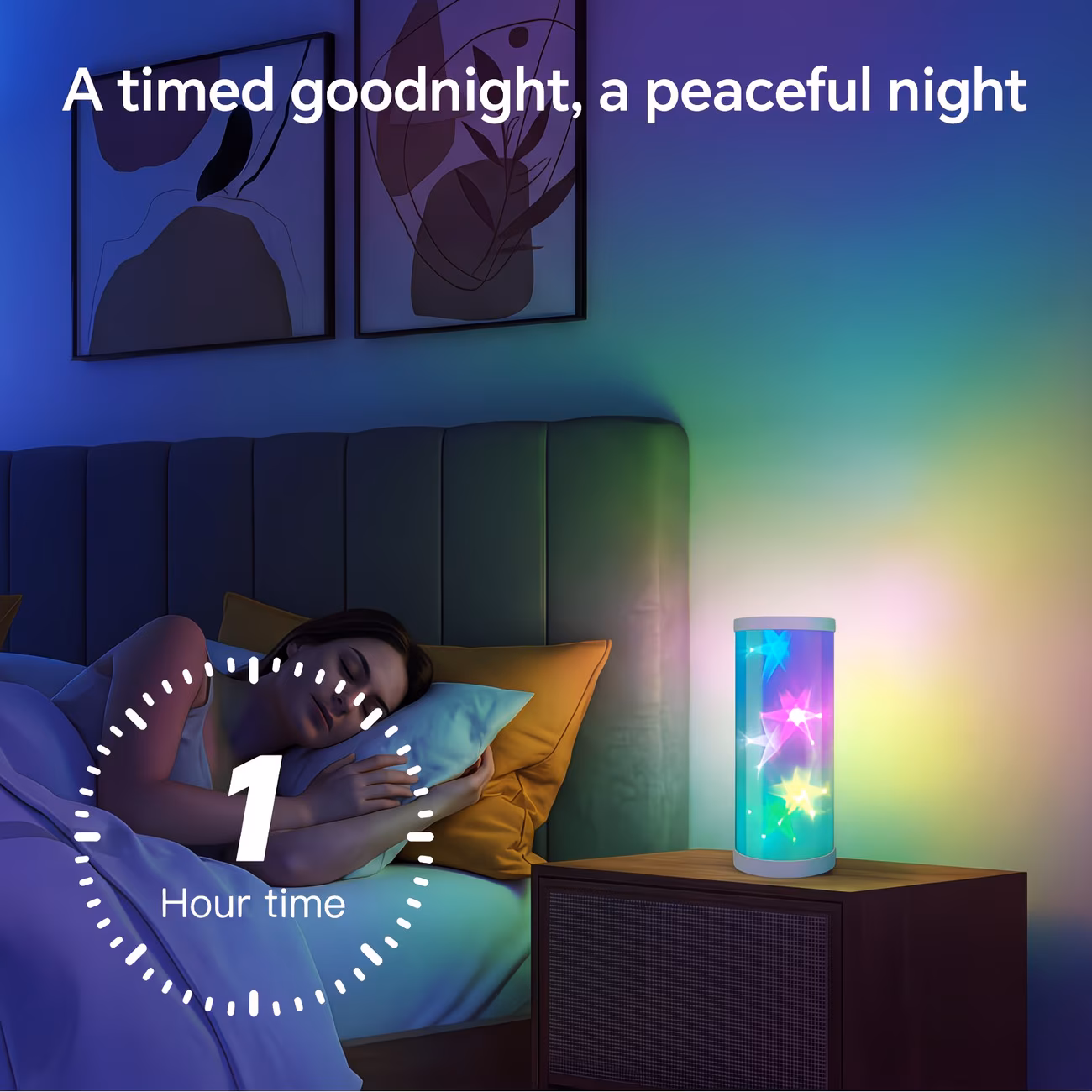 Shoppy LED RGB Desk Lamp – 16 Million DIY Colors, Color-Changing Table Lamp for Office & Bedroom Decor Shoppy RGB desk lamp 16 million colors