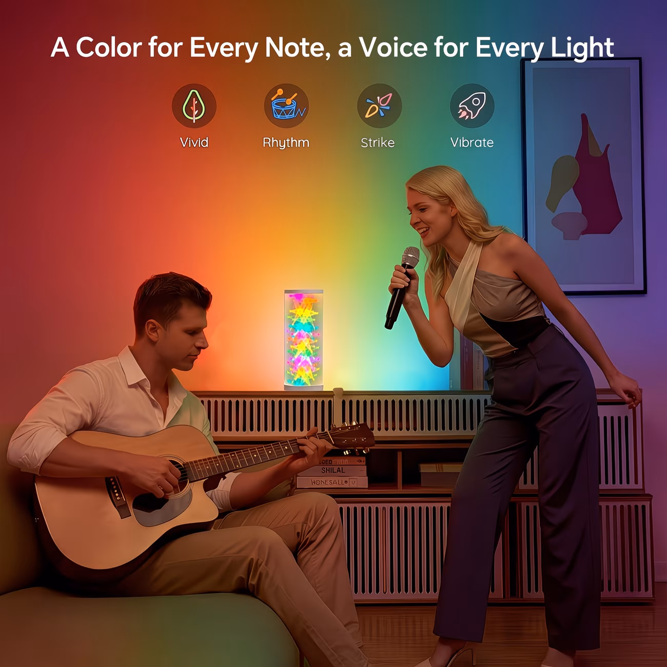 Shoppy LED RGB Desk Lamp – 16 Million DIY Colors, Color-Changing Table Lamp for Office & Bedroom Decor Shoppy RGB desk lamp 16 million colors