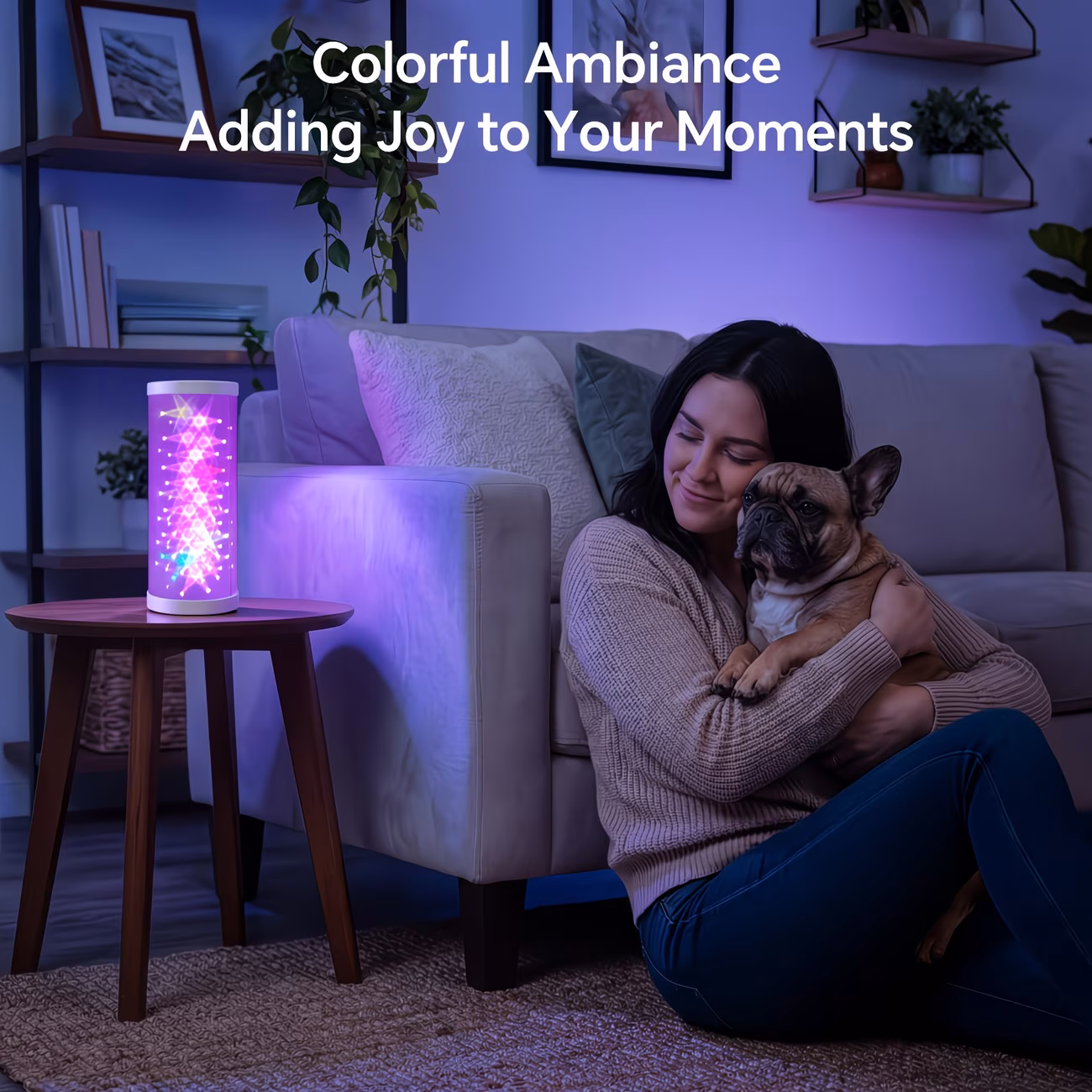 Shoppy LED RGB Desk Lamp – 16 Million DIY Colors, Color-Changing Table Lamp for Office & Bedroom Decor Shoppy RGB desk lamp 16 million colors