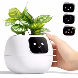Shoppy smart flower pot planter robot