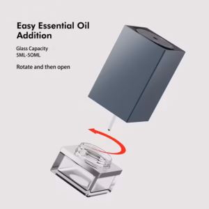 Shoppy Waterless Essential Oil Diffuser – 50ml Nebulizer, Battery Operated with 4 Mist Settings & Timer Shoppy waterless essential oil diffuser