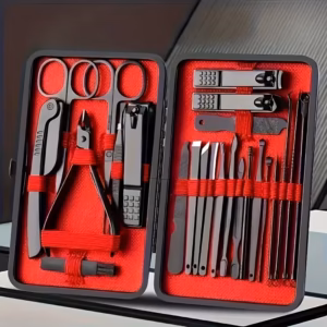 Shoppy professional nail clippers kit 24 piece