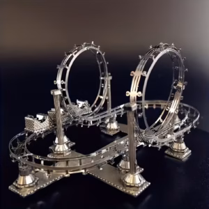 Shoppy 3D metal puzzle finger roller coaster