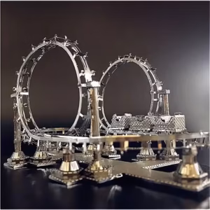 Shoppy 3D metal puzzle finger roller coaster