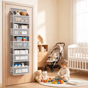 Shoppy door rear storage rack 5 tier