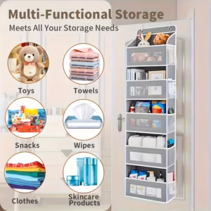 Shoppy door rear storage rack 5 tier