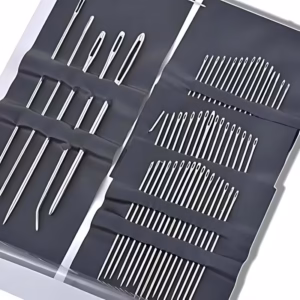 Shoppy stainless steel sewing needles set 55 pieces
