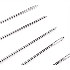 Shoppy stainless steel sewing needles set 55 pieces