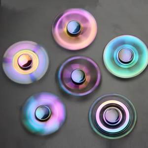 Shoppy colorful metal fidget spinner set for kids